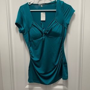Charlotte Russe Teal V neck